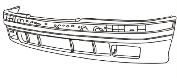 Бампер BMW 3 (E36) 1990-1998