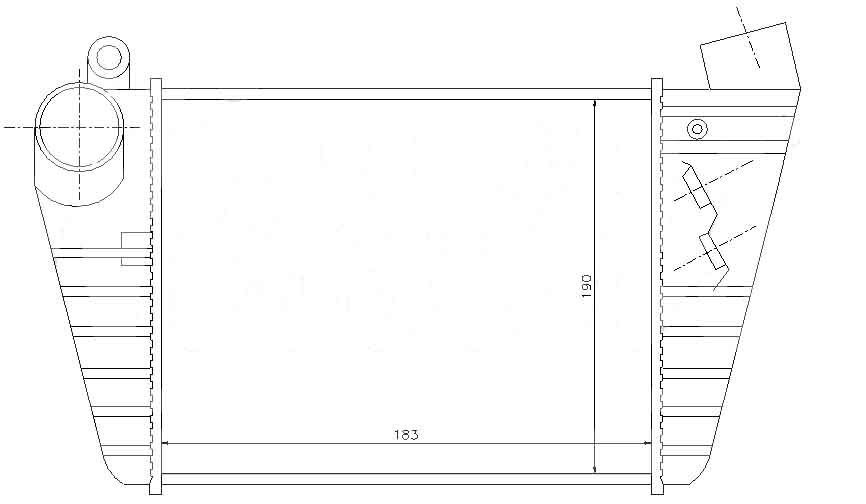 Интеркулер AUDI (A3) 1996-2000