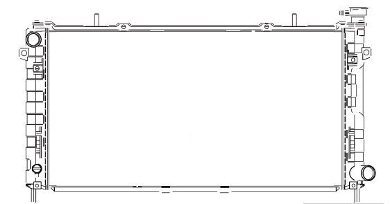 Радиатор CHRYSLER TOWN COUNTRY 2005-2007