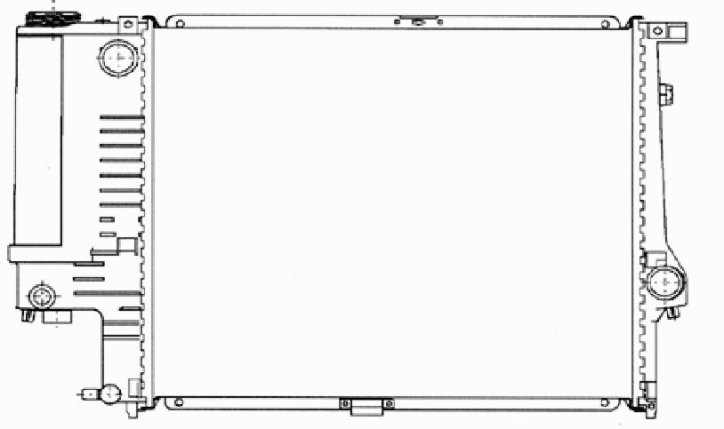 Радиатор BMW 5 (E34) 1988-1995