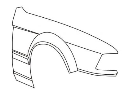 Крыло BMW 7 (E32) 1986-1994