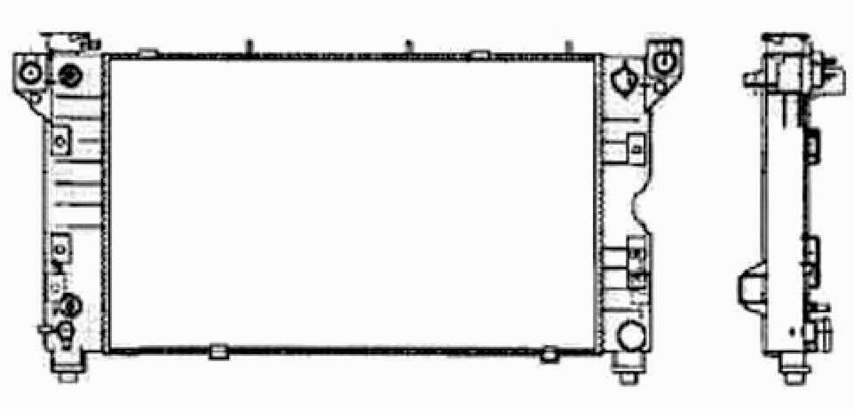 Радиатор CHRYSLER VOYAGER 1996-2001
