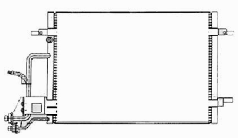 Радиатор кондиционера AUDI (A4) 1994-1999