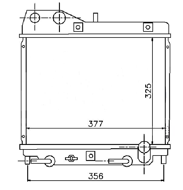 Радиатор HONDA JAZZ 2002-2008