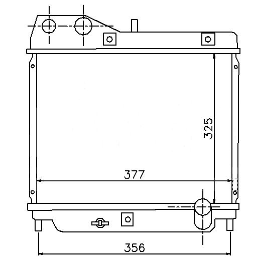 Радиатор HONDA JAZZ 2002-2008