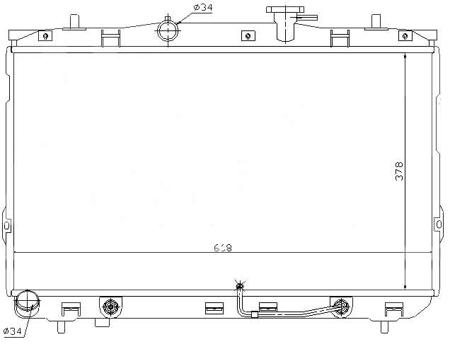 Радиатор HYUNDAI ELANTRA 2000-2003