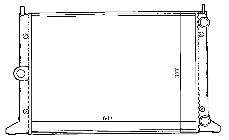 Радиатор VW SHARAN 1995-2000