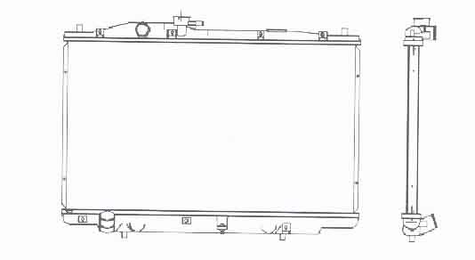 Радиатор HONDA ACCORD 2003-2007