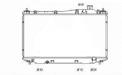 Радиатор HONDA CIVIC 2001-2005