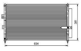 Радиатор кондиционера HONDA CIVIC 2006-2011
