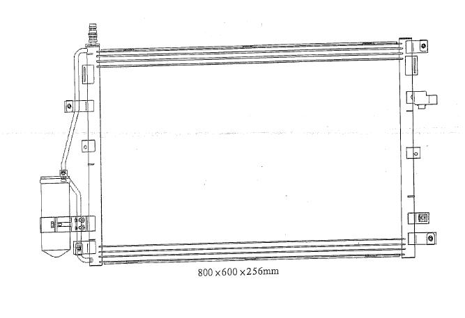 Радиатор кондиционера VOLVO XC90 2002-