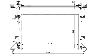 Радиатор VW LT 1996-2006
