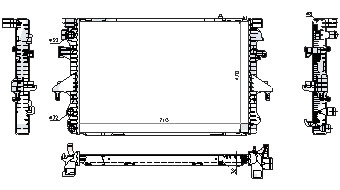 Радиатор VW TRANSPORTER T5 2004-2009