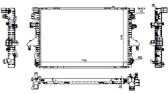 Радиатор VW TRANSPORTER T5 2004-2009
