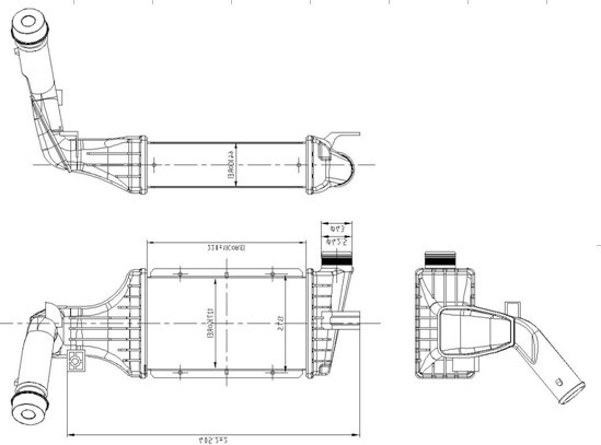 Интеркулер OPEL ZAFIRA 1999-2004