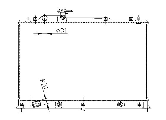 Радиатор MAZDA CX-7 2007-2009