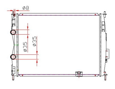 Радиатор NISSAN QASHQAI 2007-2010