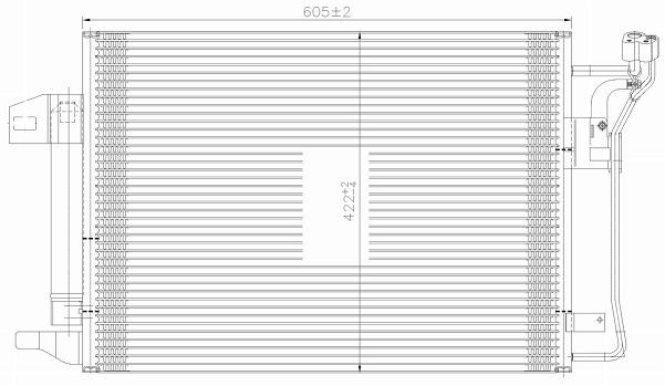 Радиатор кондиционера MAZDA 6 2008-2012