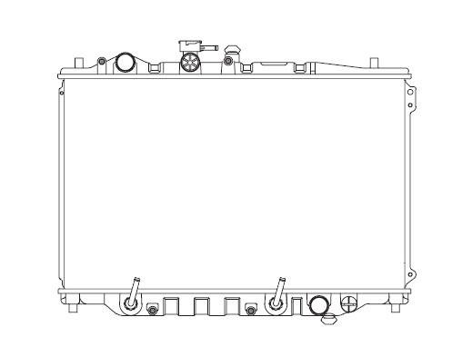 Радиатор MAZDA 626 1987-1992
