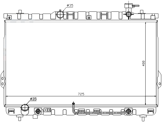 Радиатор HYUNDAI SANTAFE 2000-2006