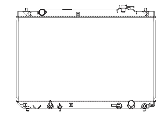 Радиатор TOYOTA HIGHLANDER 2001-2007