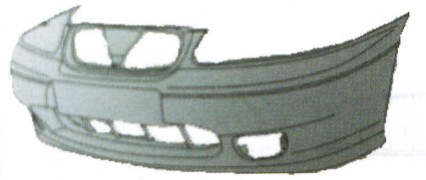Бампер ROVER 400 1995-2000