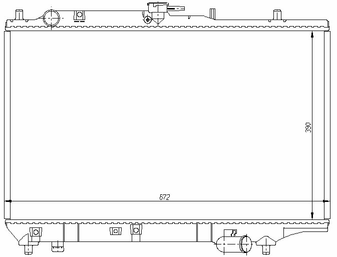 Радиатор MAZDA 323 1989-1994