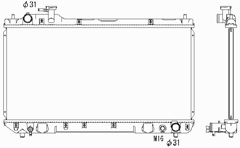 Радиатор TOYOTA RAV 4 I 1994-2000