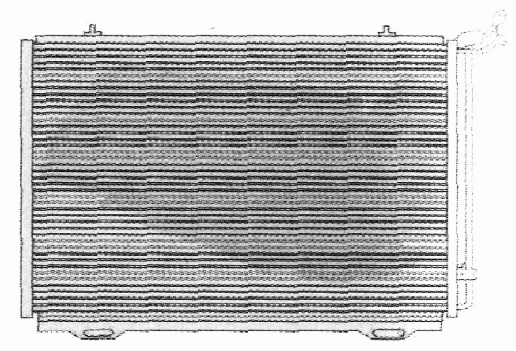 Радиатор кондиционера MERCEDES BENZ (C-kl W202) 1993-2000