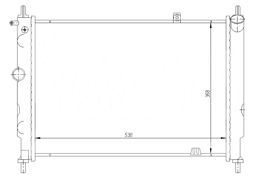 Радиатор OPEL ASTRA 1991-1998