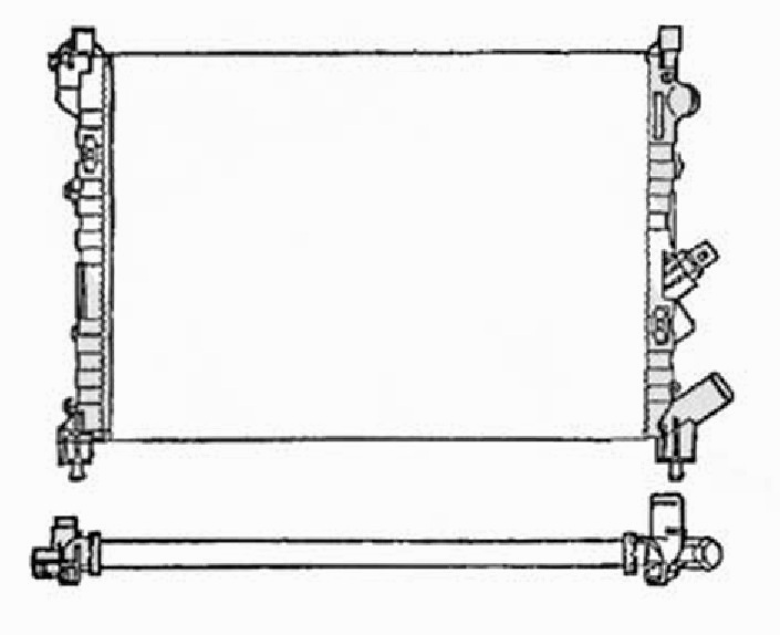 Радиатор RENAULT LAGUNA 1994-2001