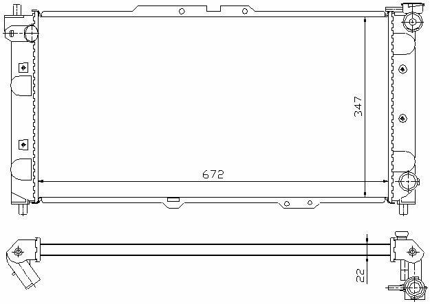 Радиатор MAZDA 323 F 1994-1998
