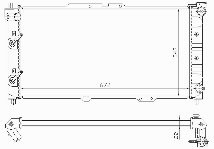 Радиатор MAZDA 323 F 1994-1998